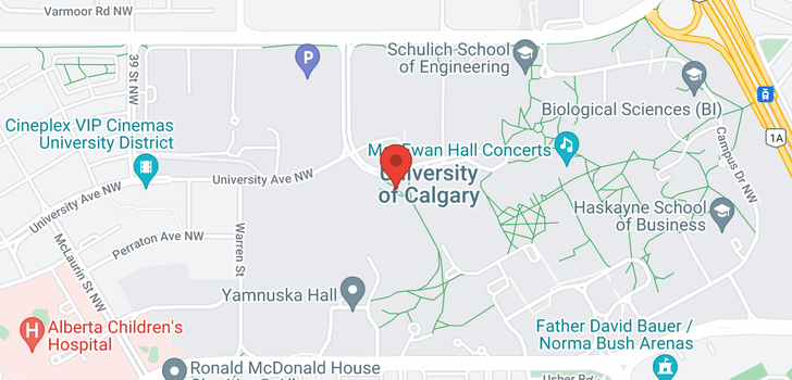 map of 2500 University DR NW